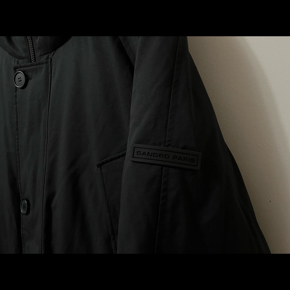 sandro paris Oversized Hooded Parka - Picture 10 of 12